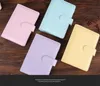 A6 Creativo Impermeabile Macarons Binder Mano Buldger Blocco note Blocco note scanalata Blocco note Diario Diario Copertura per ufficio Scuola