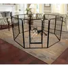 Högkvalitativ grossist Billiga Bästa Stora Inomhus Metall Valp Hund Run Fence / Iron Pet Dog PlayPen W24101525