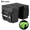 WEST BIKING Fietstassen Waterdichte fietstassen 25L Grote capaciteit Bagage Regenhoes Cargo Carrier Basket MTB-fietstassen5332455