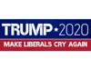 Donald Trump 2020 Car Stickers Bumper Sticker Keep Make America Great Decal for Car Styling Vehicle Paster 7.6*22.9cm