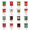 Christmas Garden Flags 30*45cm Outdoor Hanging Garden Banner Happy New Year Christmas Banner Home Party Decorations Sea Shipping DDA488