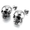 skull hoop earrings