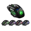 IMice X7 souris de jeu filaire ergonomique souris 7 boutons LED 3200 DPI USB souris d'ordinateur Gamer Mause avec rétro-éclairage pour PC portable