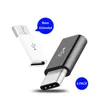 OTG Tip-C Adaptörü USB-C Mikro USB Kablosu Thunderbolt Macbook Pro Samsung S9 Için 3 Tip C Adaptörleri