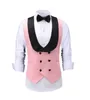 Personalizar último diseño novio esmoquin para hombre fiesta de graduación trajes de negocios abrigo chaleco pantalones conjunto chaqueta pantalones chaleco pajarita K209277E