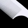 1 PC Professional White Resin Cutting Comb Heat Resistant Salon Brushes Plastic Pin Tail Antistatic Comb6068839