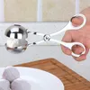 Kitchen Convenient Meatball Maker Tools Stainless Steel Stuffed Balls Mould Clip DIY Fish Meat Rice Ball Make Spoon Tool BH3942 TQQ