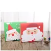 Borsa regalo di Natale con scatole di carta artigianali riutilizzabili dal design speciale per regali Caramelle Biscotti Pacchetto Borse regalo a tema natalizio