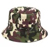 Basin Hat Fisherman Cap Travel Sunshade Caps Shading Tea Picking folded Hats Anti-sunburn Outdoor Canvas Camouflage Party Hats ZCGY56