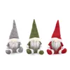 US Stock! Buffalo Poupées de Noël Figurines Faintes De Noël Gnome Sans visage Toys Peluche Toys Cadeaux Ornements Enfants Décoration de Noël 519