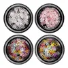 1 Box Nail Pailletten Sneeuwvlokken Kerstdecoratie Glanzende Glitter Designs Gemengde kleuren 3D Stickers voor Nail Art Manicure