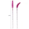 200 pièces brosse à cils en cristal jetable baguettes de Mascara applicateur greffage cils peigne à friser beauté outil de maquillage Eye Lash Brush8391513