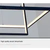 Neue Ankunft Nordic Minimalistischen Geometrischen Platz LED Anhänger Lichter Moderne Persönlichkeit Aluminium Hängen Lampe Für Home Restaurant Hotel Büro