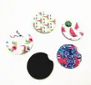 Neopreen Auto Cup Mat Mok Coaster Bloem Regenboog Kleuren Teacup Pad voor Home Decor Accessoires XB1