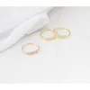 1 pièces couleur or personnalisé nom personnalisé anneaux empilables pour femmes hommes gravé chiffres romains initiale barre anneau Couple bijoux