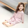 Barn Silk Pyjamas Kids Summer Pyjamas Set For Girls Boys 2020 Toddler Home Sleepwear Clothes Teens Nightwear Clothing T2009011531318