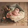 Ylsted Neugeborenen Fotografie Hintergrund Decke Böhmische Art Hand Strick Seildecke Für Neugeborene Schießen Baby Foto Prop1