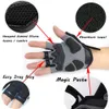 Włochy Rękawice rowerowe Haling Finger Męskie Kobiety Letnie Sporty Wstrząsy Rękawice Rowerowe Anti Slip MTB Rower Guantes Ciclismo