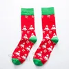 Décorations de Noël chaudes Chaussettes de Noël sac cadeau Noël Pour hommes et femmes Vert neige Guai petit arbre chaussettes T2I51343