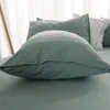 FAMIFUN New Product Solid Color 34 Pcs Bedding Microfiber Bedclothes Navy Blue Gray Linens Duvet Cover Set Bed Sheet Y2004177154673