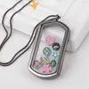 New Floating Glass Locket Army Cards for Women Men Living Memory Locket Dog Tag Pendants For Necklace