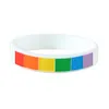 Gay Lebesian Smycken, Rainbow Armband, Gary Pride Silicone Armband