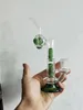 6 tum Anpassad Assorted Color Glass Water Bong Turbin Percolator Cyclone Bongs Acceptera OEM kan lägga logotyp på IT-tillverkningen genom beställning