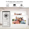 7in TFT LCD Wired Intercom Doorbell Kit Video Door Phone Security System Doorbell Camera1