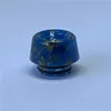 Individually Pack 810 Thread Starry Sky Epoxy Resin Drip Tips Tip For TFV8 TFV12 Big Baby with Candy Acrylic Box Package
