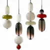 New selling modern minimalist Nordic led chandelier light creative personality glass ball pendant lights hotel bedside pendant lamp