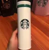 Den senaste 16oz rånar Starbucks rostfritt stål kaffekopp, 19 olika stilar kan väljas för inköp, support anpassad logotyp