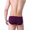 Calzoncillos Modal Suave Cómodo Transpirable Calzoncillos para hombres Bolsillo de cintura baja Ropa interior sexy Pantalones juveniles Bolsa grande Piernas gruesas271r