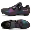 Scarpe da ciclismo scolorite Sneakers MTB Uomo Scarpe da mountain bike Tacchetti SPD Sport da bicicletta da strada Scarpe da ginnastica da allenamento all'aperto