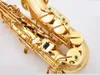 Eb Tune Suzuki Alto Saxofon Högkvalitativ E-Flat Tune Professionellt musikinstrument för studenter Guldpläterad Sax med fall, munstycke GRATIS