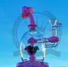 Recycler Shisha Bohrinseln Tornado Bong Wasser Glasbongs Rauchpfeifen Heady Dab Rig