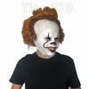 ハロウィーンマスクシリコン映画Stephen King039s Joker Mask Pennywise Full Face Mask Horror Mask Clown Cosplay Party Maskst2i5153303385