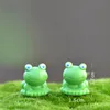 Cute Frog Miniature Figurines Mini Garden Decorations Ornaments Animals Model Fairy Landscape DIY Craft for Home Party Decoration Supplies 1222387