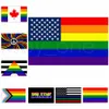 3x5fts Philadelphia Phily Flags reto do aliado Progress LGBT Arco-íris da bandeira do orgulho gay American Banner 90x150cm 9styles RRA3462