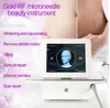 Yrke Guld Radiofrekvens Mikronedel Ansiktslyftning RF Mico Needle Acne Therapy System Microneedling Machine Skönhetssalongutrustning