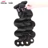 Ishow Norek Głębokie Luźne Brazylijskie Body Virgin Hair Extensions Peruwiański Ludzki Wiązki Wairch Water Curly Weave Splot dla kobiet w wieku 8-28 cal