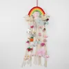 Ins Nordic 15 Styles Woven Rainbow Wall Hanging Decor Children's Hairpin Hair Accessory Storage Belt Wall-Moned Finishing Rack M2530