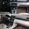 VW Passat B6 자체 접착 자동차 스티커 3D 5D 탄소 섬유 비닐 자동차 스티커 및 데칼 자동차 스타일링 액세서리 201Q