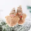 Árvore de Natal Pendant bonito Manto Boy Girl Doll Set pendurada pingentes de Xmas Tree Ornaments Janela Decoração JK2008XB