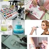 Nozzle Dual Action Airbrush Kit Compressor Draagbare Oxygen Jet Air Brush Paint Spray Gun voor Nail Art Tattoo Cake Hydration Beauty Tool