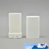 15g Boş Oval Dudak Balsamı Tüp Plastik Beyaz Açık Katı Parfüm Deodorant Kapları Taşınabilir Makyaj Tüpleri 50pcslot2871775