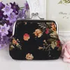 Rose fleurs sacs à main monnaie sac de sac à main coloré blanc noir grand conteneur mode portefeuille femme femme 1 6qs c2