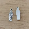 200pcs Antique Argent Vierge Mary Religion Charme Pendentifs de bijoux Faire des bijoux Collier Collier Recherches 7.5x24.5mm A-413