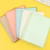 Frosted Transparent Coil Notebook Office School PP A5/B5 Metal Colorful Loose-leaf Notebook Thin Removable Waterproof CoverNotepad VT1467