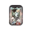 Goedkope Metalen Rolling Tray Nieuwe Cartoon L-maat Rolling Tray Tabak Cartoon Roll Trays Hand Roller Roken Accessoires Sigaret tool6645000