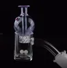 Petrol Kuyuları Cam Suyu Boruları İçin Carb Cap Dab Spinning DHL Düz Top'un 5mm Alt Kuvars Banger 14mm Tırnak Aydınlık Terp İnci Cyclone